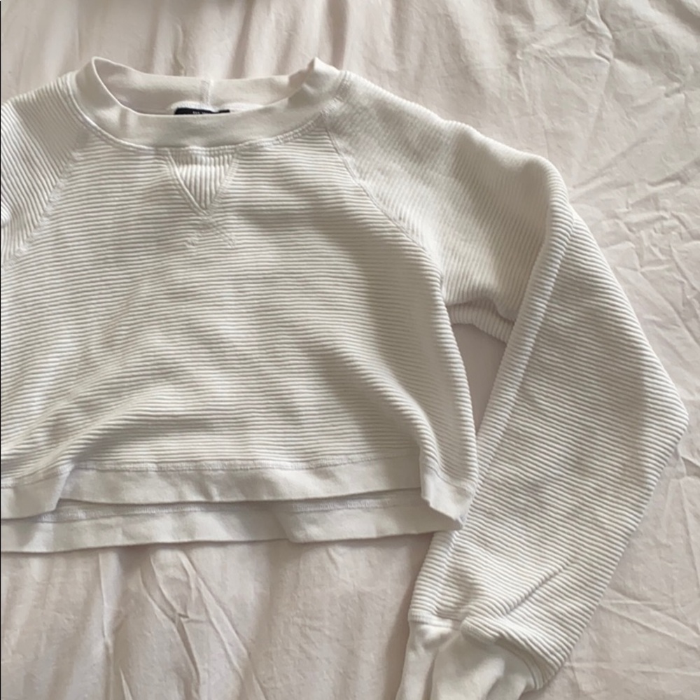 Cropped work out hoodie